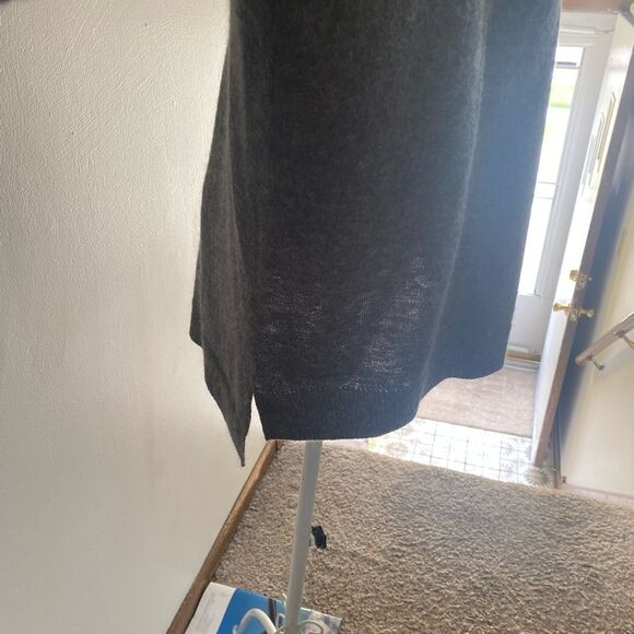 Top Shop grey embellished beaded angora blend sweater size 12 - Picture 4 of 6